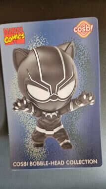 YuMe Cosbi Bobble Heads Marvel Comics Collectible Figure NIP Card Black Panther